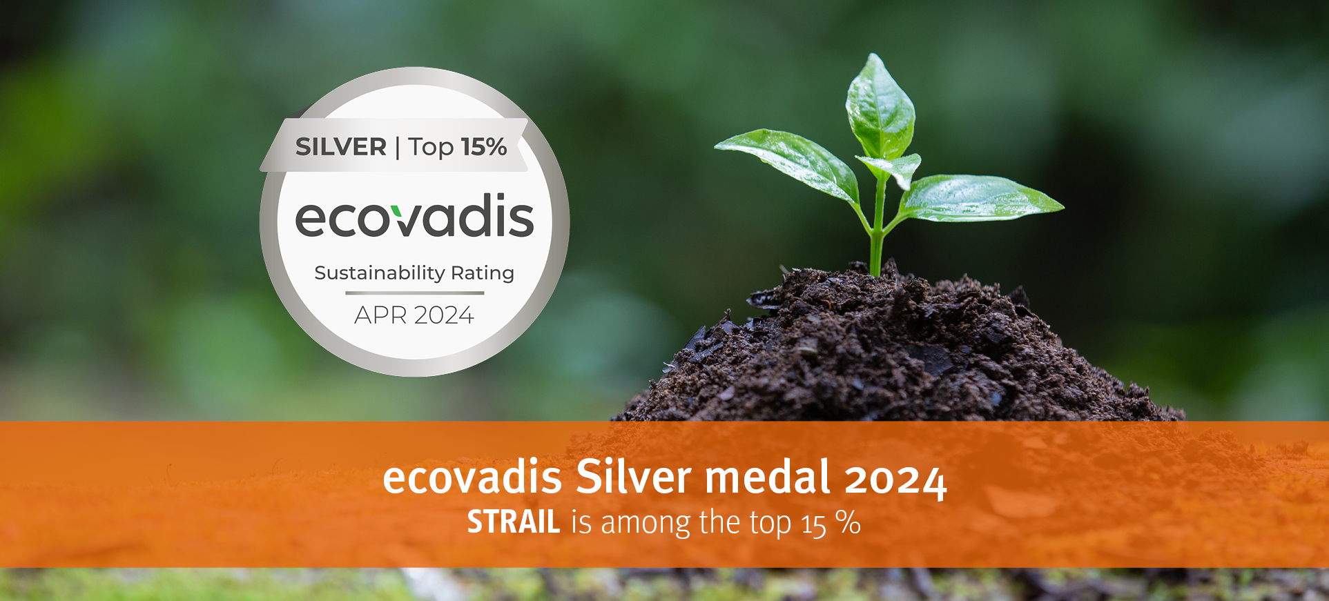 EcoVadis Silbermedaille für Nachhaltigkeit