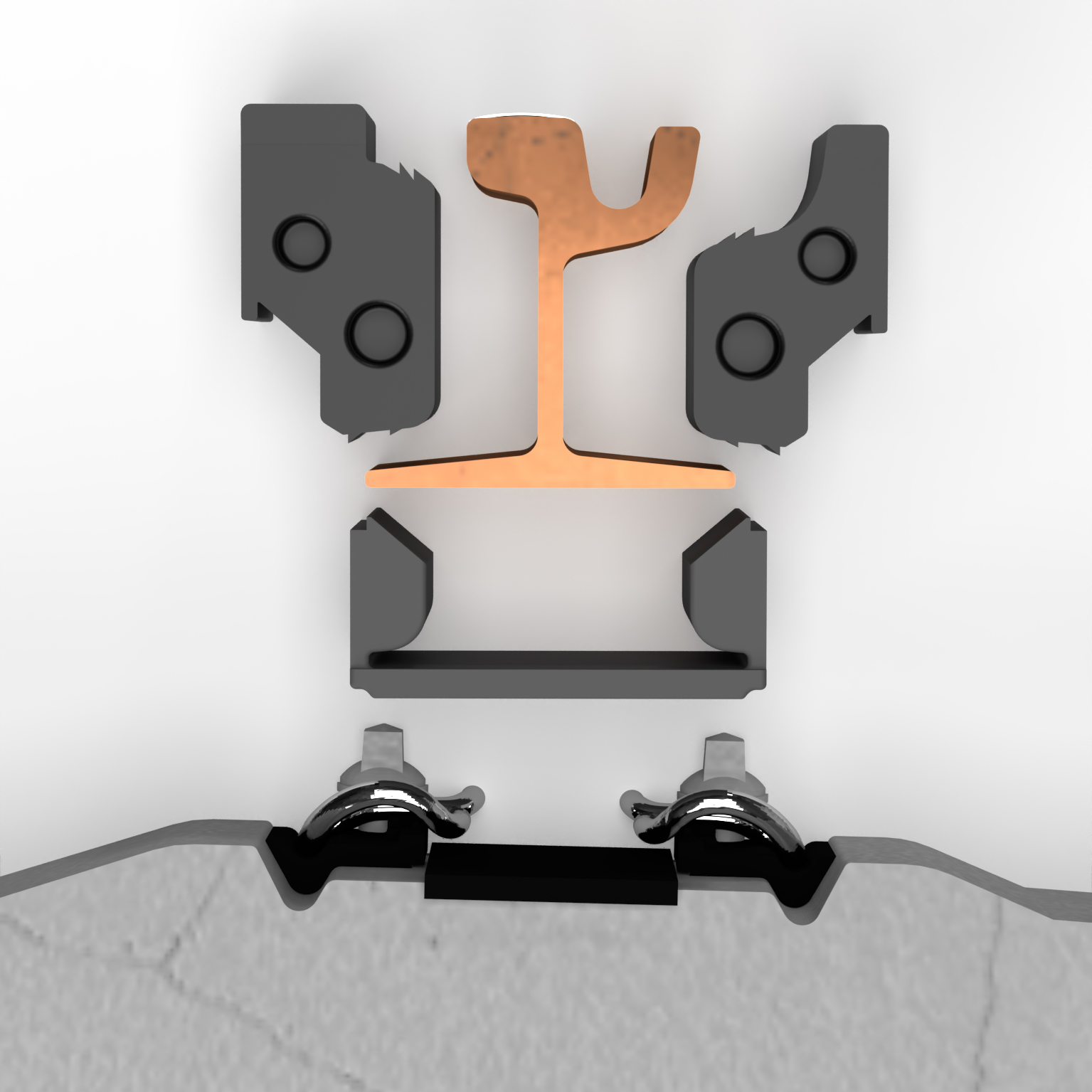 3D SOK all parts - Track damping system tracks