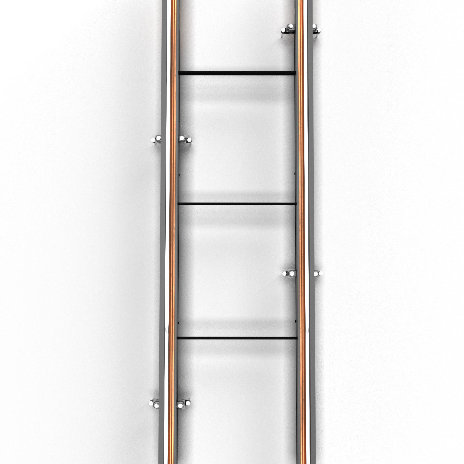 3D visualization STRAILastic SOK_simplex - Efficient damping system for continuously supported rails