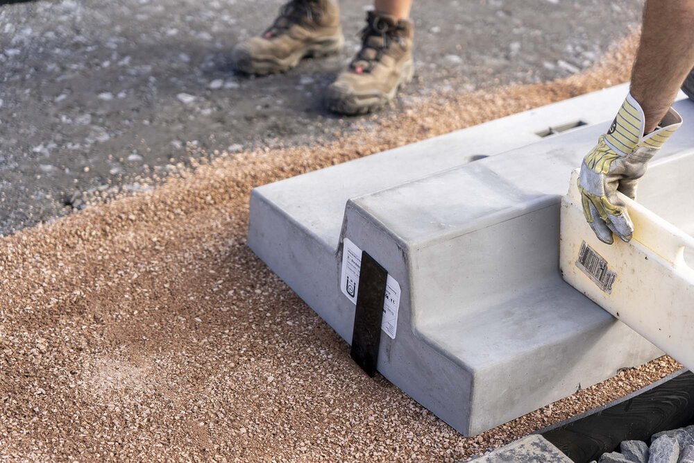 STRAIL B kerbstone - Shorter installation times