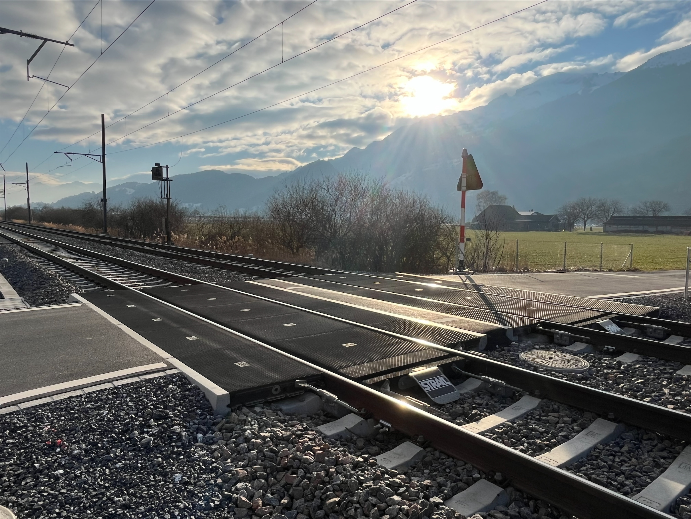 Drainage kit in the track bed