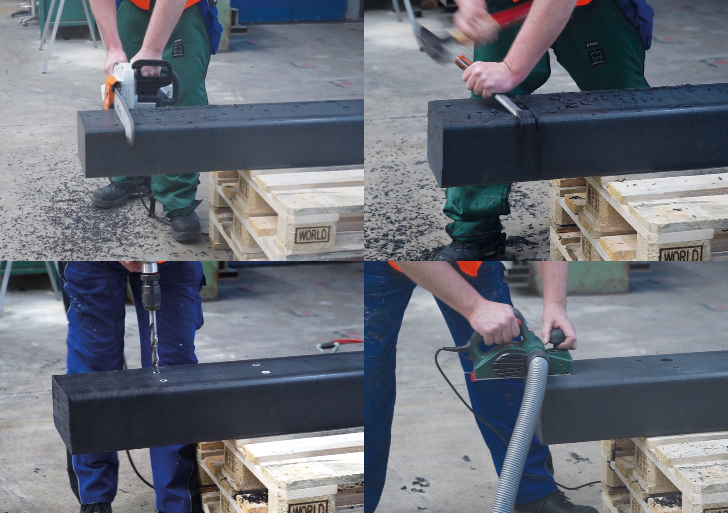 Railway sleepers made from recycled polymer for rails and tracks - benefits for the environment, occupational safety and life cycle costs