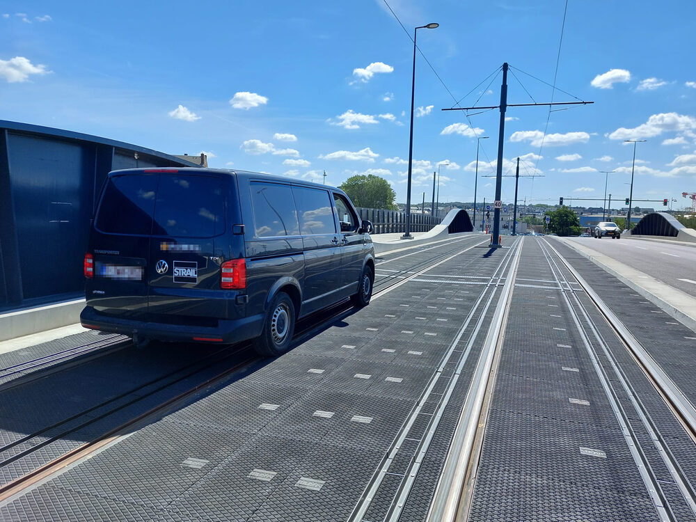 inno Notbefahrung auf Brücke für Einsatzfahrzeuge