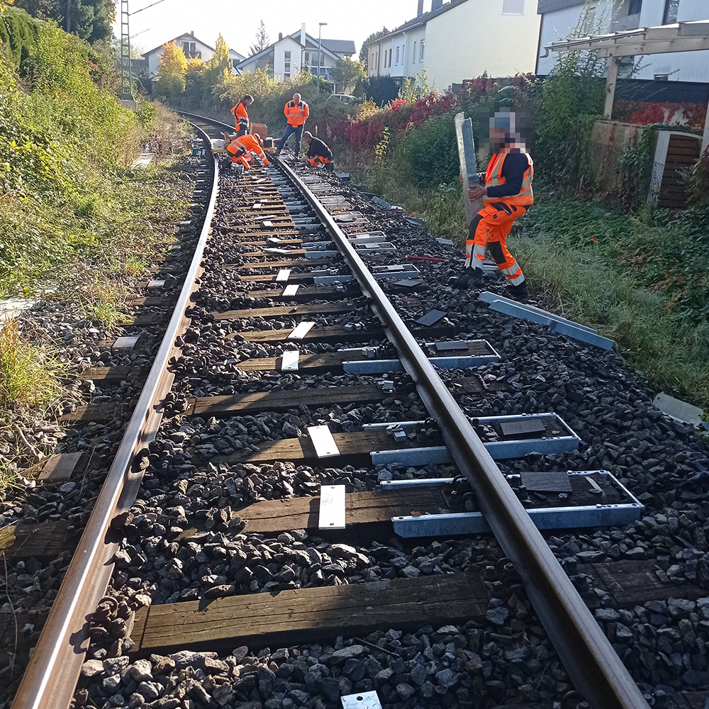 mSW 360 metal substructure for the mini noise barrier