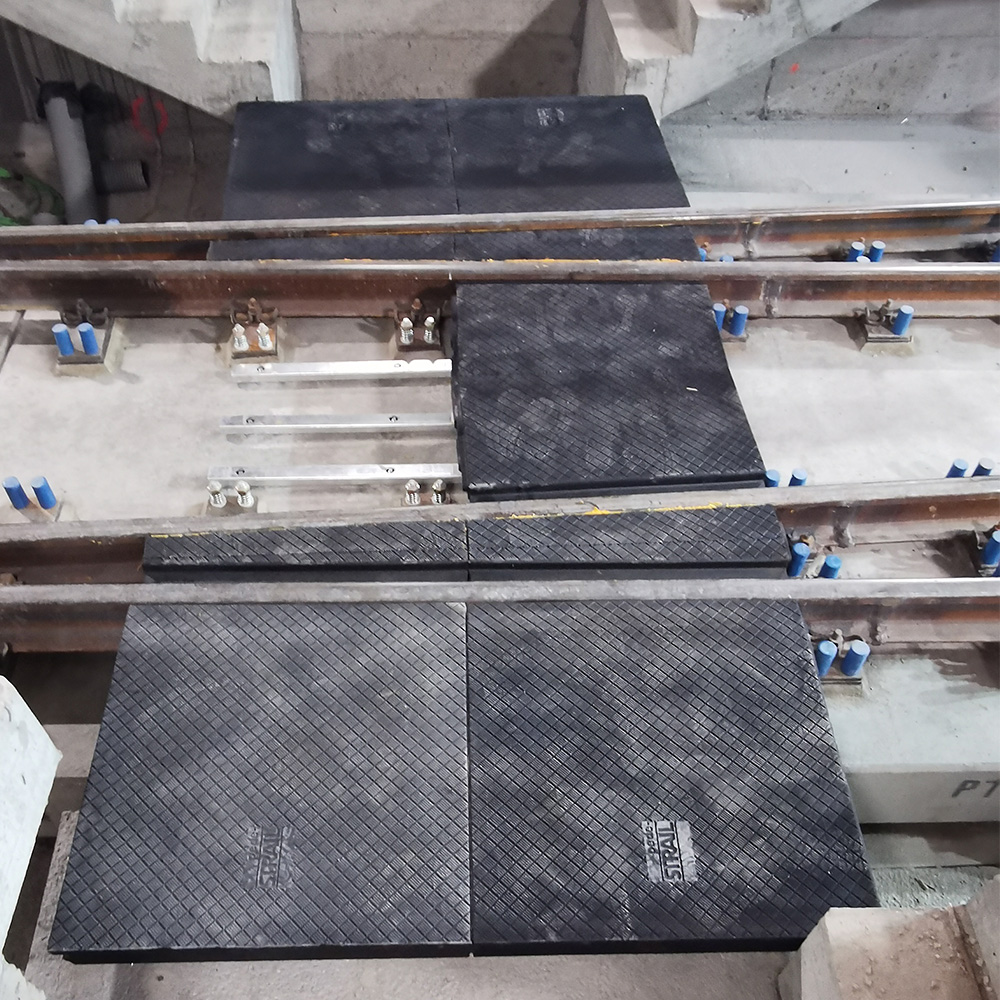 Installation of spacial pedestrian crossings with pede