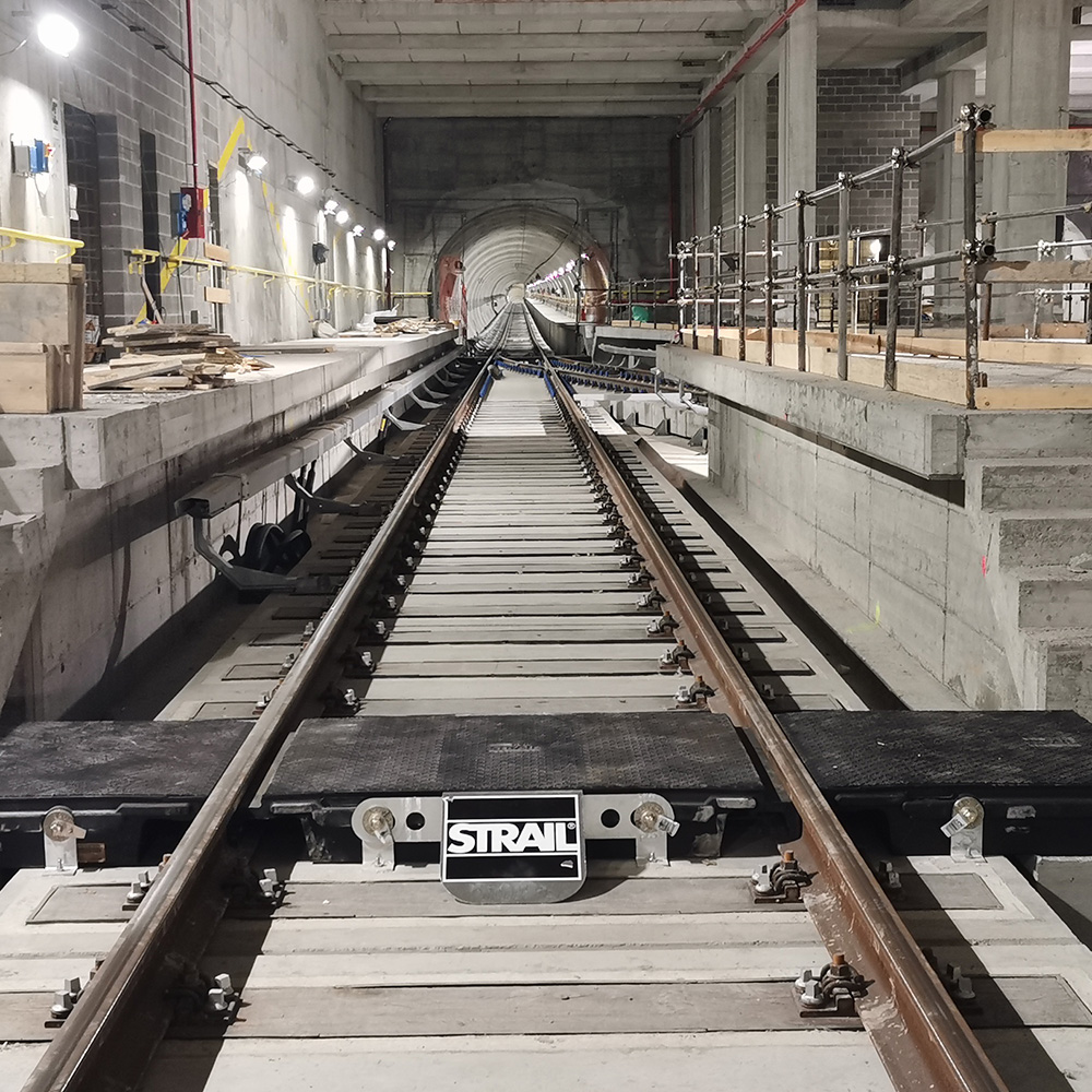 pede crossing in tunnel