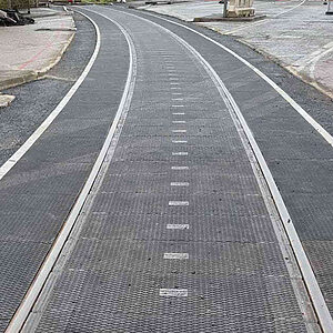 velo Preston finished level crossing