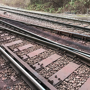 STRAILway Salzgitter turnout sleepers in the steelworks