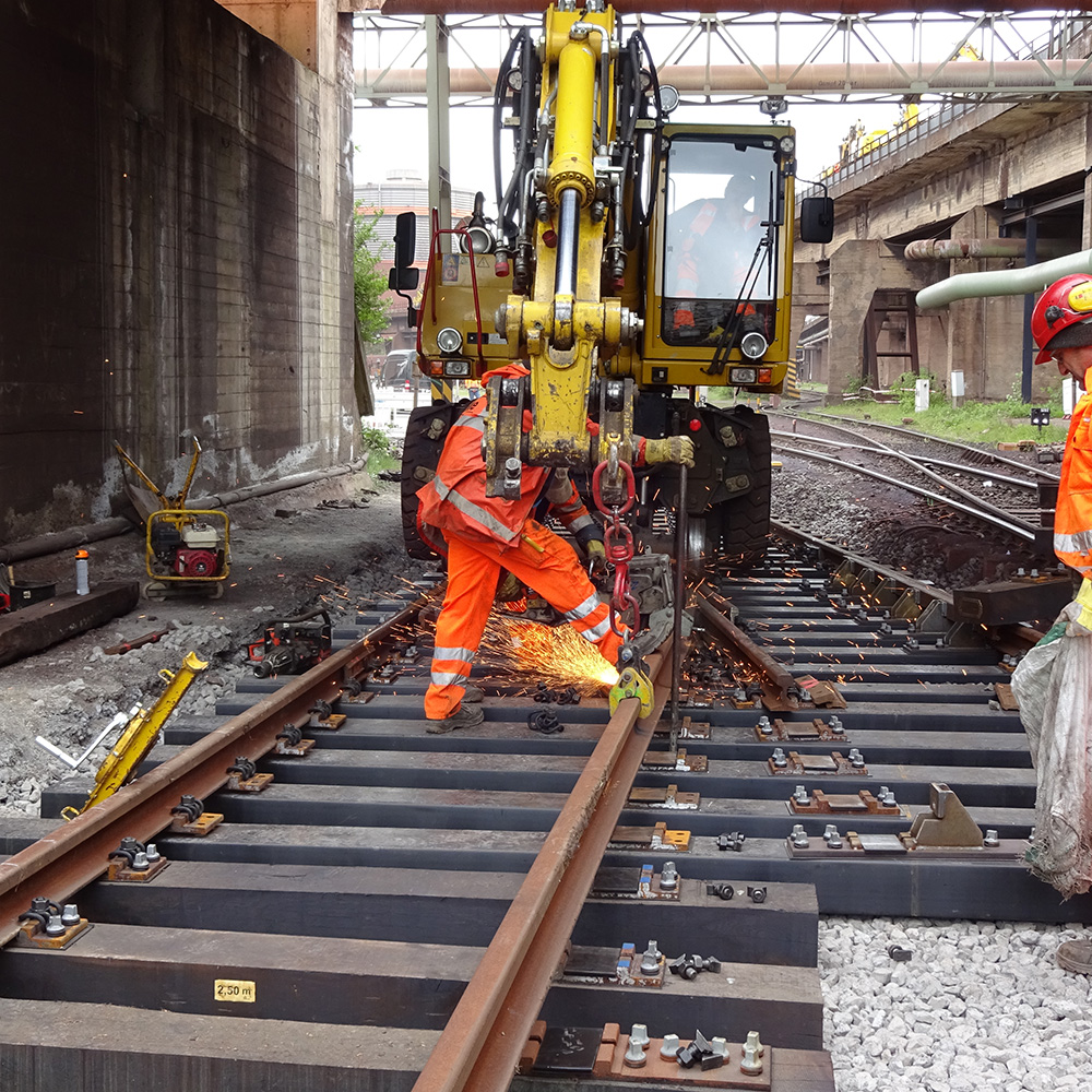 STRAILway Salzgitter Installation in the steelworks