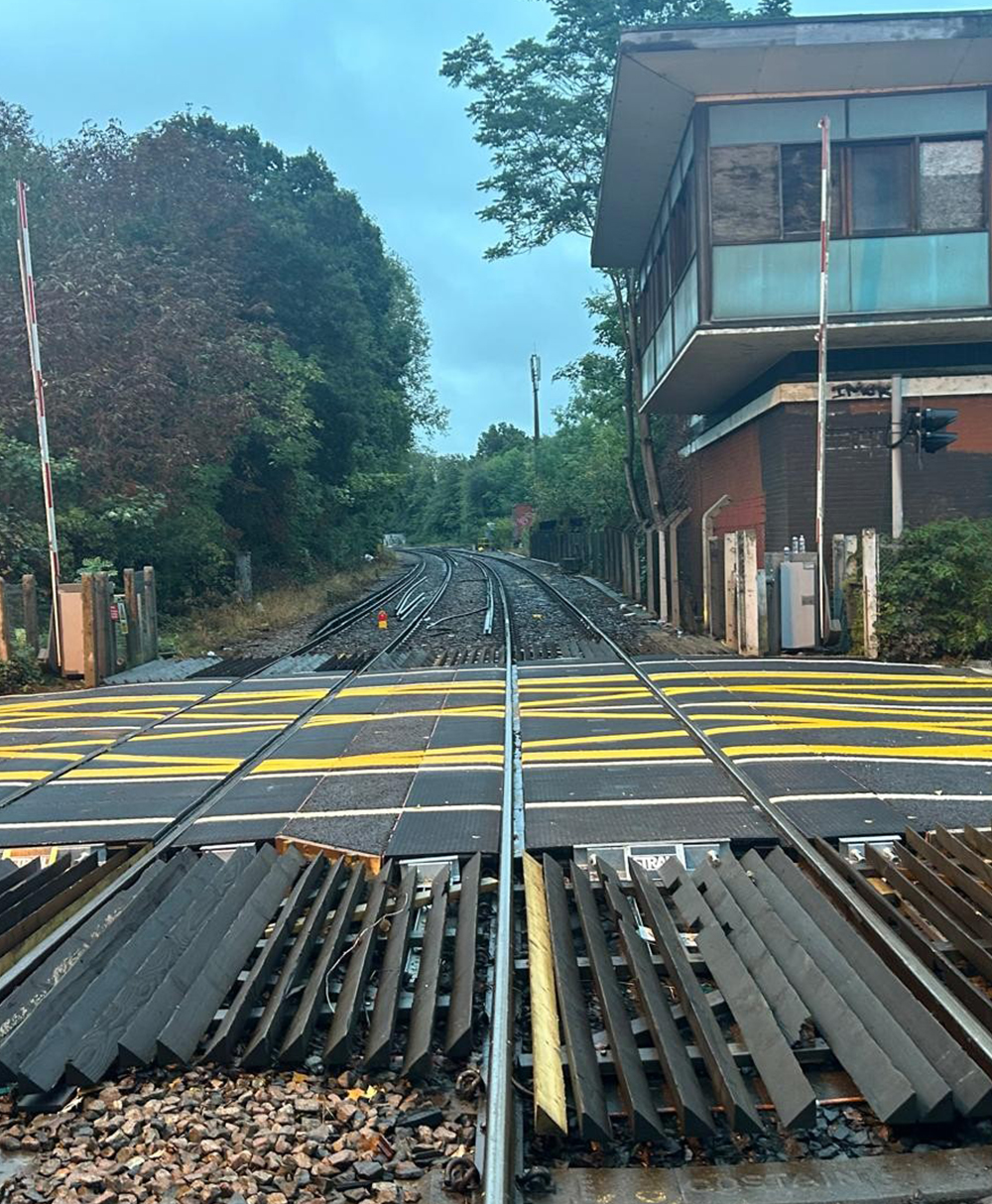 neuer strail Übergang in der Vine Road für hohe Belastungen