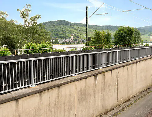 STRAILwave IP - Schallschutz für Geländer und Brückenbereiche.