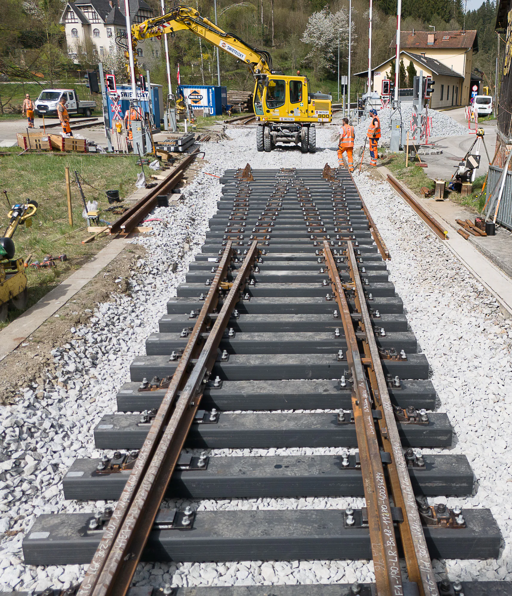 STRAILway Kunststoffschwelle Weiche Stadt