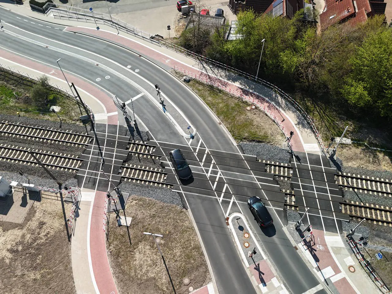 strail - Das Premium-Bahnübergangssystem von oben