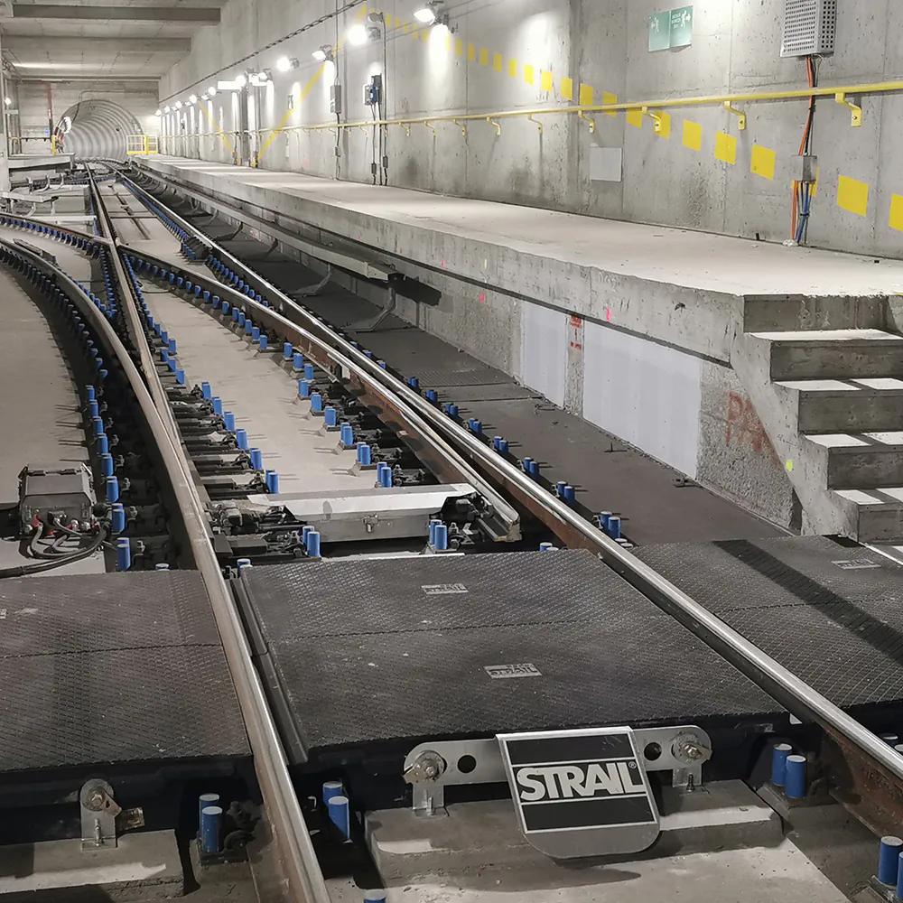 Sicherheit im Tunnel mit pede Überweg